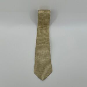 Vintage Tommy Hilfiger Elegant Gold,Navy and Light Blue Design Tie